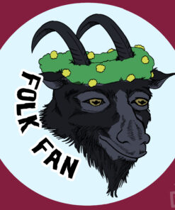 'Folk Fan' - Horror Button