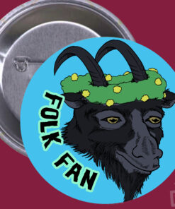 'Folk Fan' - Horror Button