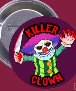 'Killer Clown' - Horror Button