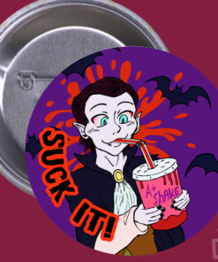 'Suck It!' - Horror Button