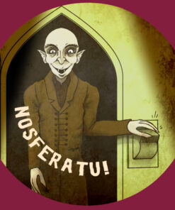 'Nosferatu!' - Horror Button