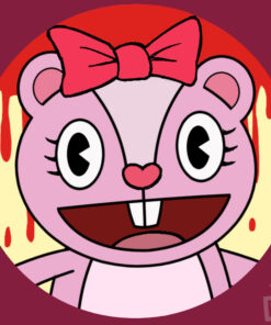 Cuddles Happy Tree Friends - Button