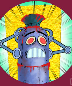 Organ Harvest Spongebob - Button